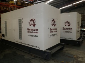 New 500kVA Generators
