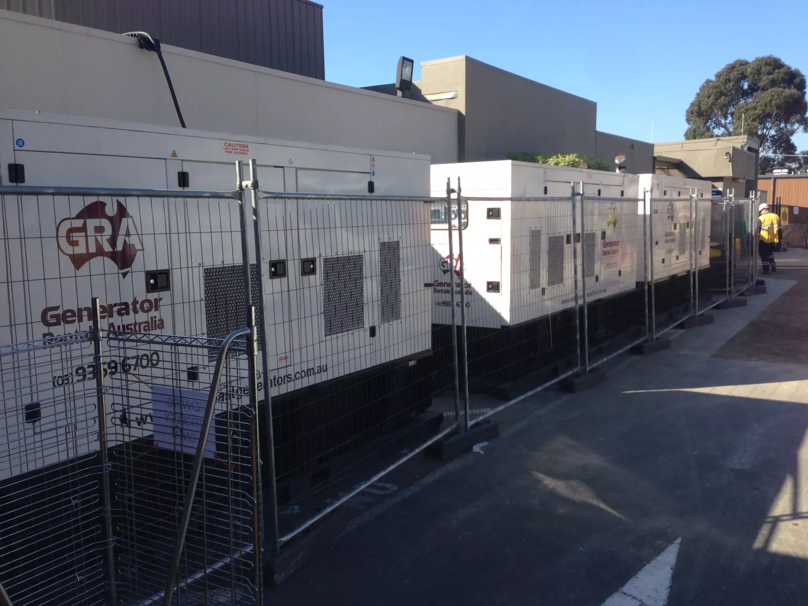 September 2014 – Mitcham Private Hospital Temporary Power Supply & Install.