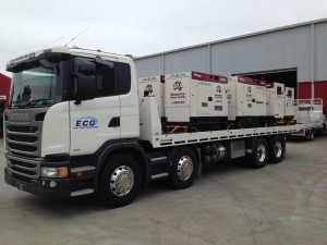 small Generator truck - generator hire melbourne