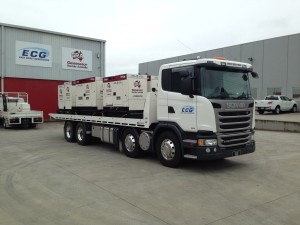 Small generator truck 2 - melbourne generators for hire