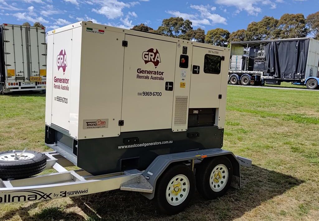 60kVA Generator – Trailer Mounted