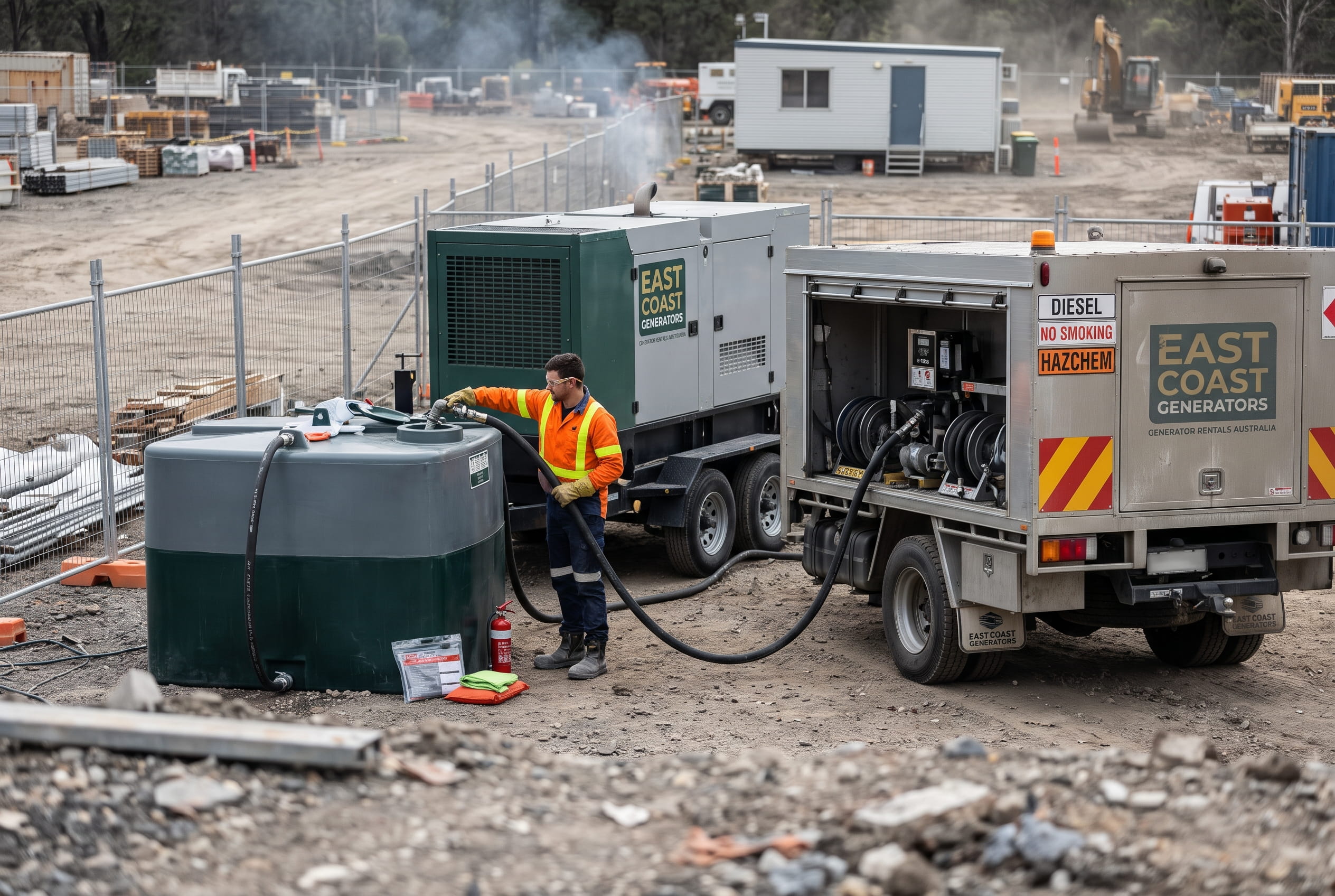 Mobile refuelling for generators: keeping power running on long jobs